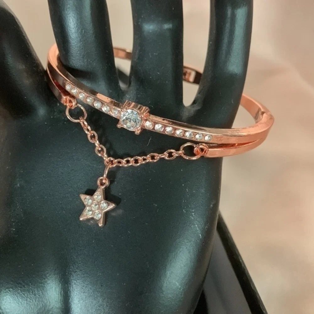 NWOT, Matching Rose Gold Watch and Bracelet.